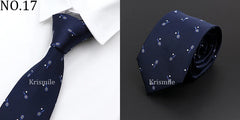 Men's Skinny Ties Jacquard Neckties for Wedding Business Suits Party Neck Ties Neckwear Slim Gravatas Accessories Gift For Men