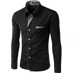 2024 Hot Sale New Fashion Camisa Masculina Long Sleeve Shirt Men Slim fit Design Formal Casual Brand Male Dress Shirt Size M-4XL