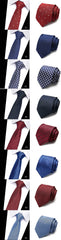 Fashion Men's Colourful Tie Silk  Formal Ties Necktie Narrow Slim Skinny Cravate 7.5cm Neckties