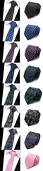 Fashion Men's Colourful Tie Silk  Formal Ties Necktie Narrow Slim Skinny Cravate 7.5cm Neckties