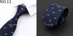 Men's Skinny Ties Jacquard Neckties for Wedding Business Suits Party Neck Ties Neckwear Slim Gravatas Accessories Gift For Men