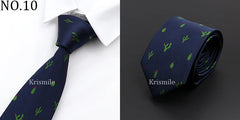 Men's Skinny Ties Jacquard Neckties for Wedding Business Suits Party Neck Ties Neckwear Slim Gravatas Accessories Gift For Men