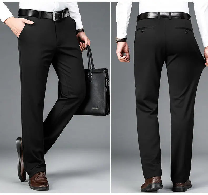 10XL Oversize Business Man Pants Slacks Men Trousers Men's Clothing Casual Formal Dress Social Suit Mens Elegant Work Slim Pants