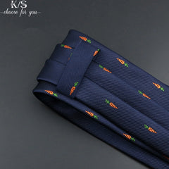 Men's Skinny Ties Jacquard Neckties for Wedding Business Suits Party Neck Ties Neckwear Slim Gravatas Accessories Gift For Men