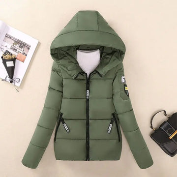 2025 Winter Jacket Women Parka Coat Hooded Thick Warm Down Cotton Jacket Parkas Long Female Coat CasualOutwear