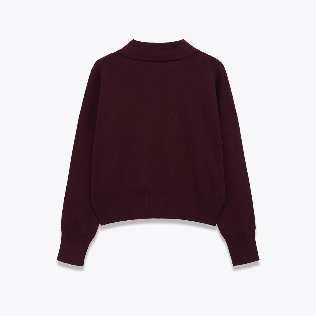 2025 Autumn New Women's Casual Fashion Simple and Loose Versatile Pocket Decorative Hoodie POLO Knitted Top