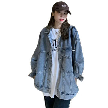 2025 Spring Autumn New Korean Embroidery Flower Hole Denim Short Coat Female                          Diamond Jeans Jacket T887