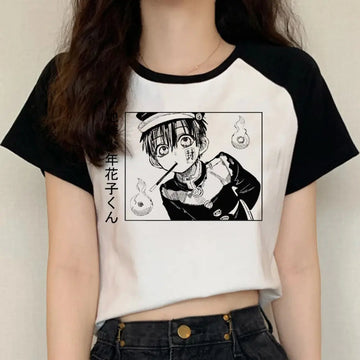 Toilet Bound Hanako Kun top tees female Pop Culture Digital Y2k Grunge shirt harajuku Punk 2000s Retro