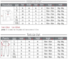 Fashion  Men's High Quality Sportswear Hoodie + Pants Suit male Casual Sweatshirt Set