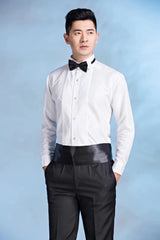 Arrival 3 Styles Groom Tuxedos Shirts Best Man Groomsmen White Men Wedding Shirt A10000