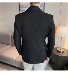 2023 British Style Men Spring High Quality Business Tuxedo/Male Slim Fit Fashion Business Suit Jackets/Man Casual Blazers S-3XL