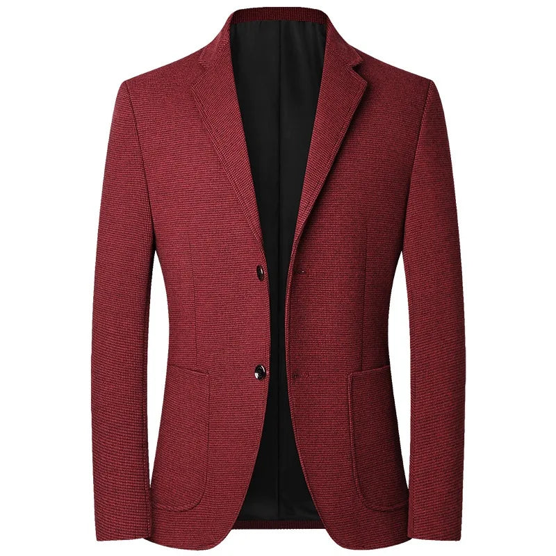 2024 Autumn Men Blazers Suits Jackets Business Casual Suit Wool Coats Male Slim Fit Blazers Jackets Blazers Coats