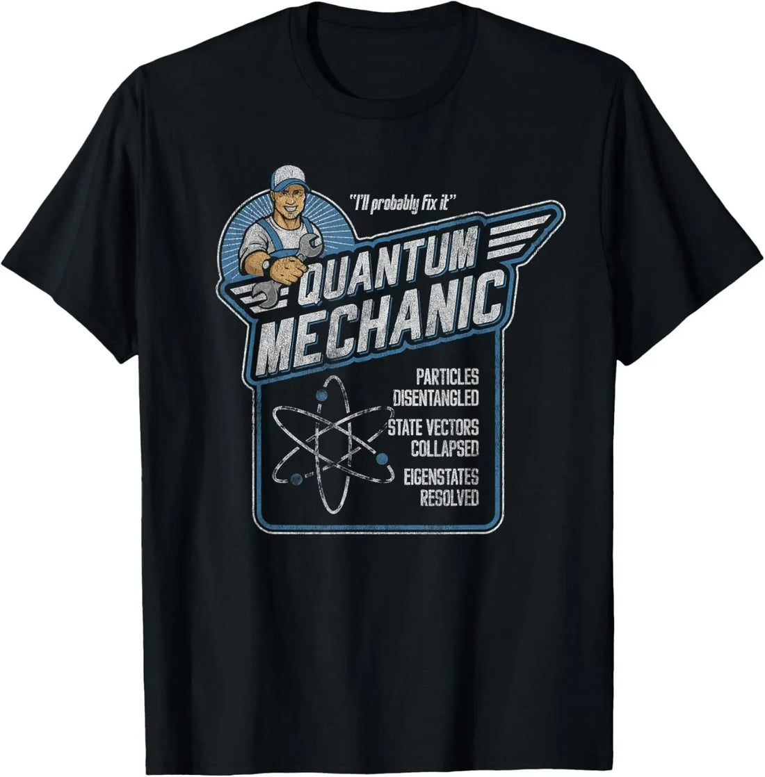 Quantum Physics Student Science T-shirt Printed Graphic T-shirt Women's T-shirt Vintage Summer Streetwear Harajuku Fashion  Y2K