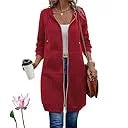 2025 New Fashion Women's Solid Color Zipper Long Sleeve Hooded Casual Trendy Loose Pocket Thicken Coats Female Clothes Jackets