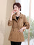 2025 Autumn  New Fashion Mid-Length Trench Coat Women Korean Solid Color Slim Lace Up Windbreaker Outwear Female Overcoat T1210