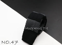 Men's Knit Retro Leisure Striped Tie Fashion 6cm Narrow Slim Neck Ties For Men Skinny Woven Designer Cravat