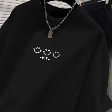Women's Clothing Pure Cotton Basic O-neck Short Sleeve T-shirt Summer Casual Loose Print Top Tee Lady European Style Pullovers