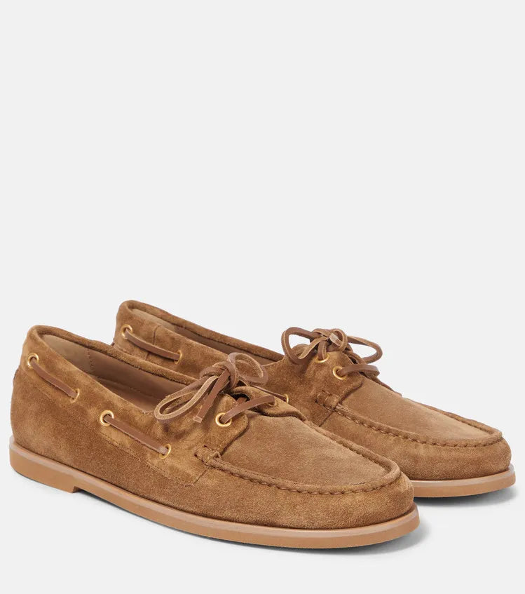 2026 Spring/Summer New Women's Leather Casual Flat Shoes Round Head Strap 34-46 Large Men's and Women's Four Seasons Loafers
