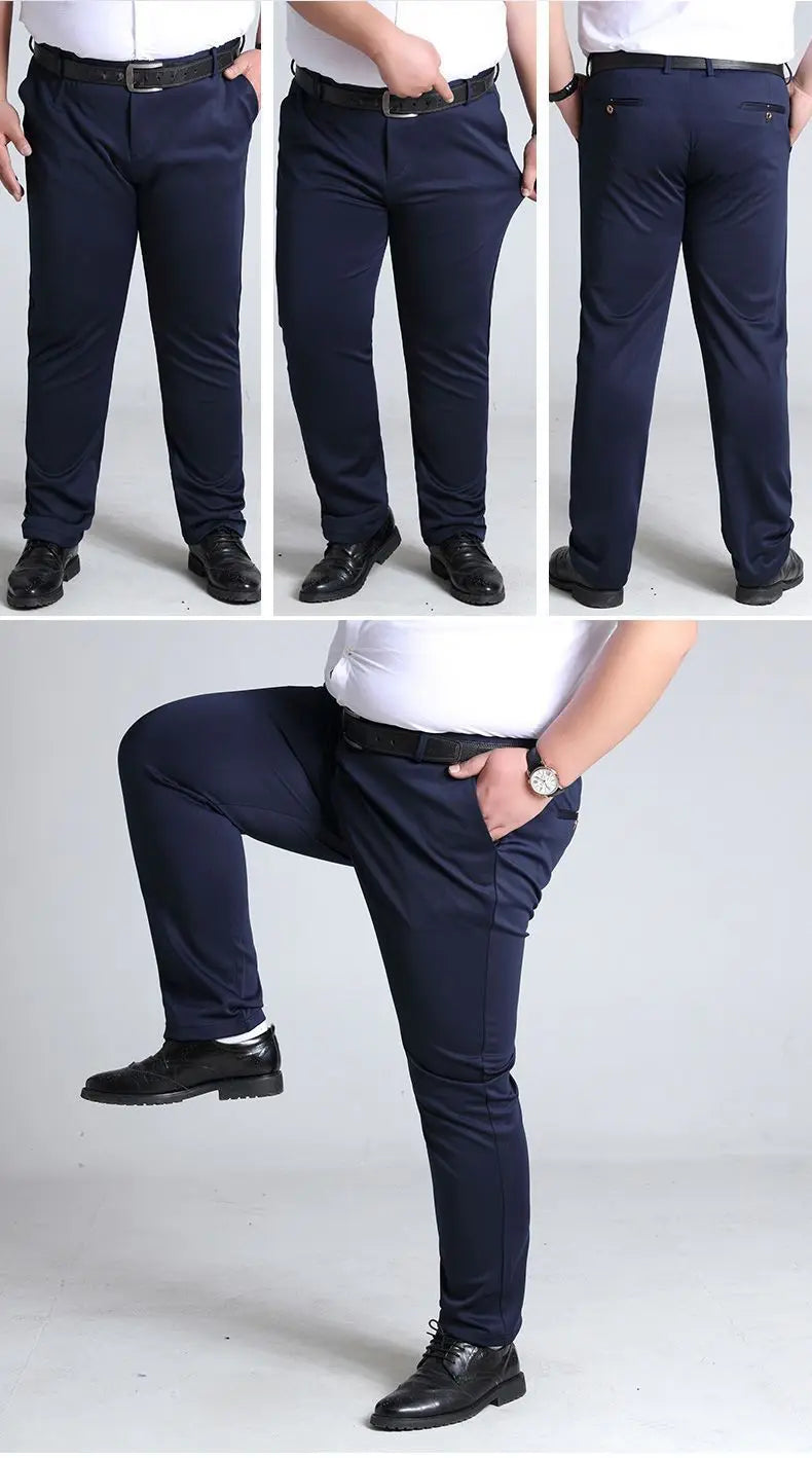 10XL Oversize Men's Classic Pants Man Casual Formal Trousers Dress Tailoring Clothes Social Suit Clothing Mens Work Business Men