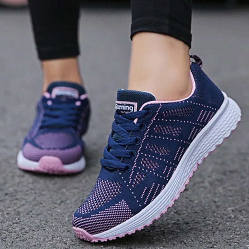 Fashion Sneakers Shoes Woman Lace Up Sneakers For Woman High Quality Women's Sports Shoes Platform Ladies Shoes Footwear