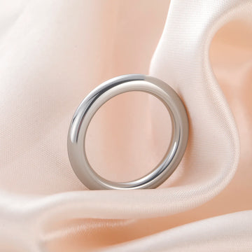 COOLTIME Stainless Steel O Ring New Classic Minimalist Shiny Smooth Rings for Women Bag Sewing Accessories Jewelry Wholesale