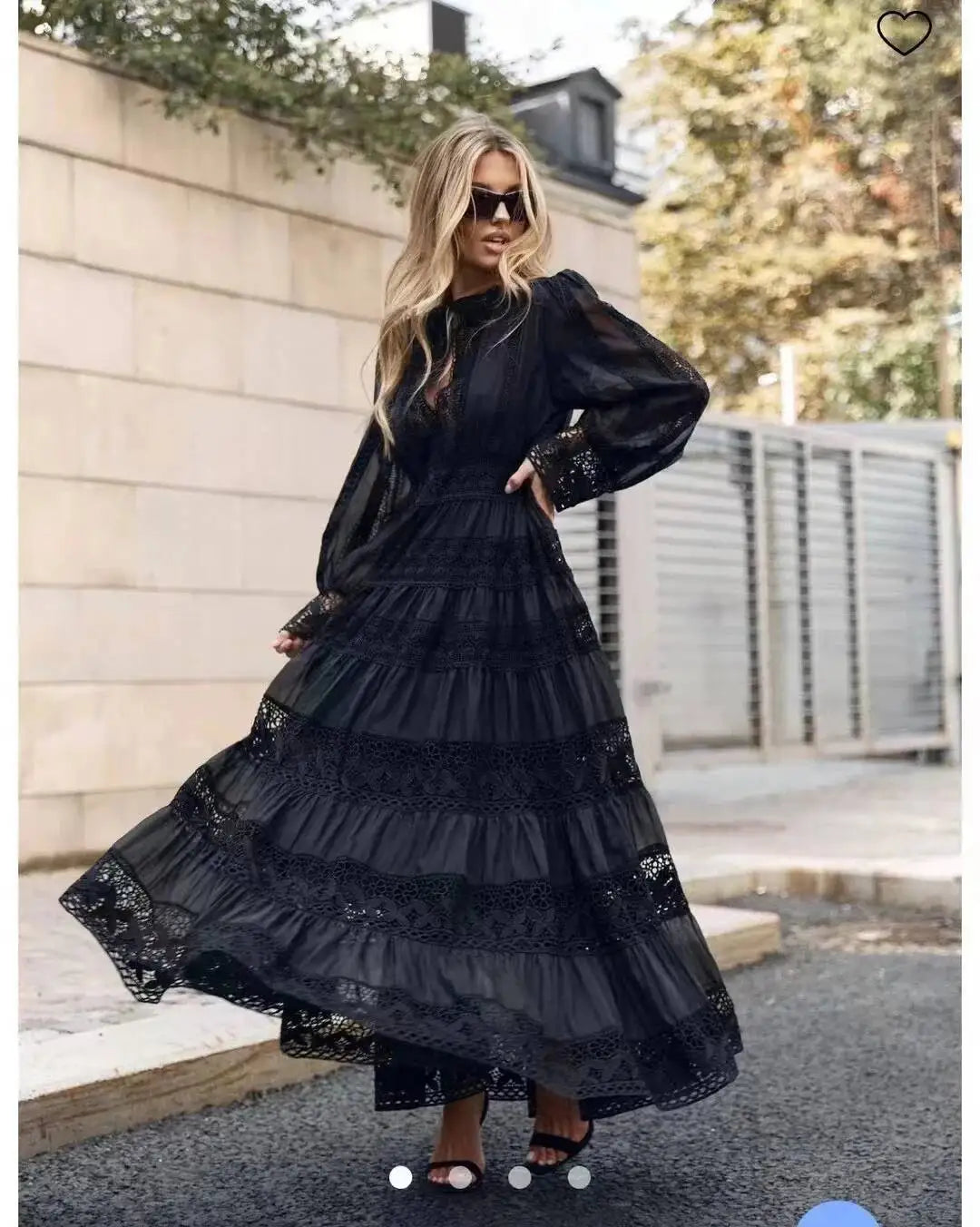 Quality Summer Autumn Lace Embroidery Cotton Muslim Evening Wedding Bridesmaids Dress Shirt Women Long Sleeve Maxi Party Vestido