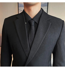 2023 British Style Men Spring High Quality Business Tuxedo/Male Slim Fit Fashion Business Suit Jackets/Man Casual Blazers S-3XL