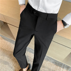 Groom White Suit Pants Men Formal Wear Dress Trousers Slim Fit Trousers Men Business Pants Men Dress Suits Pants 36