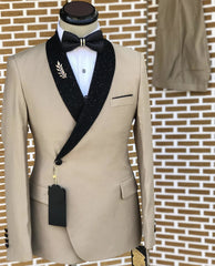 2 Piece Men's Wedding Suit Fashion Men's Slim Business Office Suit Sets Men Blazer Pants Man Suits For Groom Wedding Traje