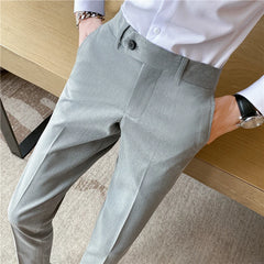 Groom White Suit Pants Men Formal Wear Dress Trousers Slim Fit Trousers Men Business Pants Men Dress Suits Pants 36