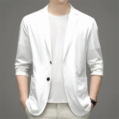 Elegante Male Cotton Work Wear Brand Business 2024 M-7XL Casual Traje De Hombre Gentleman Korean Formal New Suit