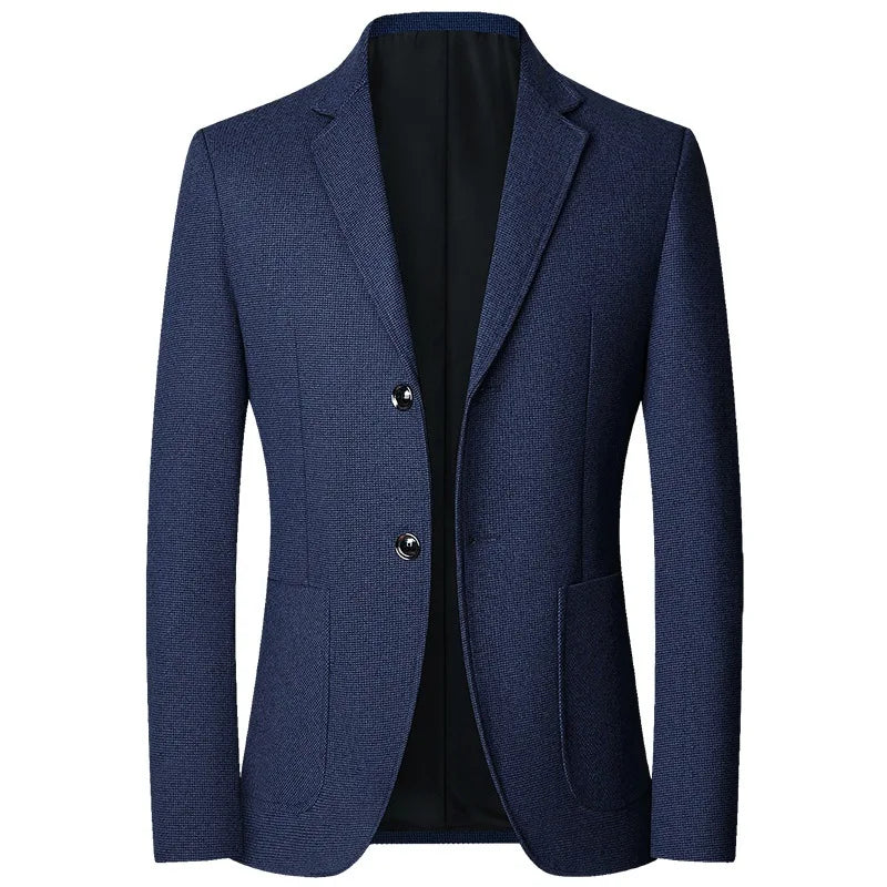 2024 Autumn Men Blazers Suits Jackets Business Casual Suit Wool Coats Male Slim Fit Blazers Jackets Blazers Coats