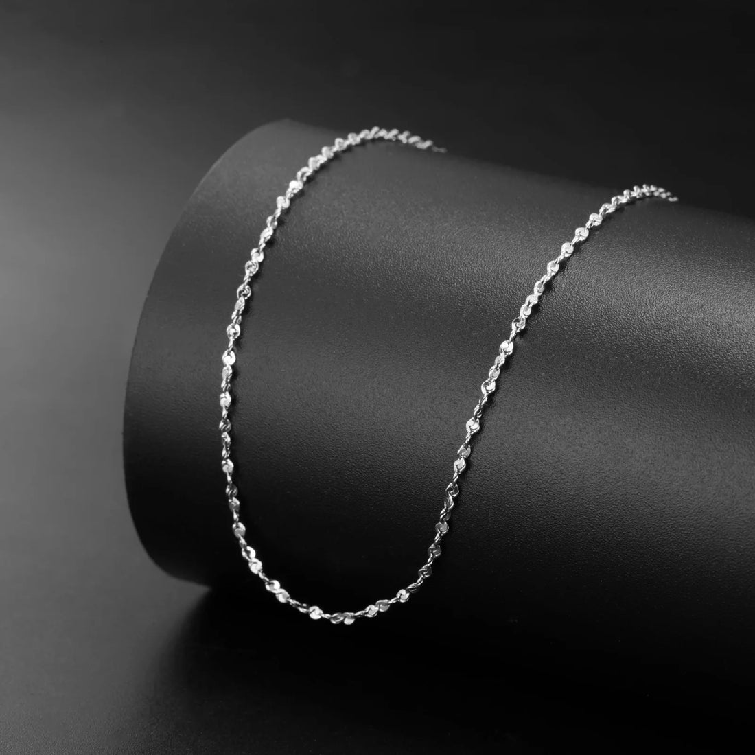 45 CM Link Chain Necklace High Quality Gift For Woman Men Stainless Steel Adjustable DIY Jewelry Accessories Wholesale Metal
