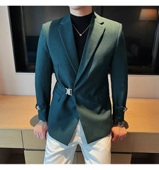 2023 British Style Men Spring High Quality Business Tuxedo/Male Slim Fit Fashion Business Suit Jackets/Man Casual Blazers S-3XL