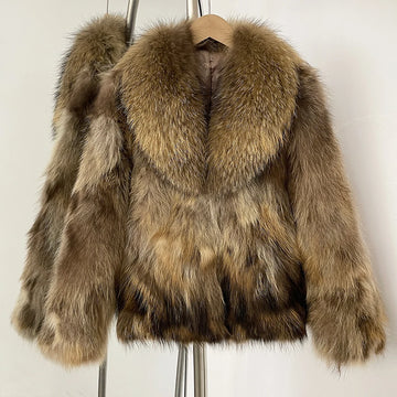 Real Fur Coat Women 2025 New Real Fox Fur Coats Autumn Winter Thick Warm Short Fur Coat Natural Fur Jackets Clothes for Lady