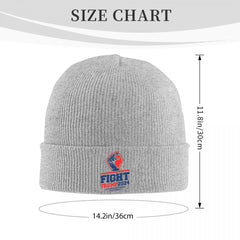 Fight Trump 2024 Save America Knitted Caps Women's Men's Skullies Beanies Winter Hats Assassination Attempt Warm Melon Cap