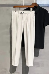 2023 New Straight-leg Casual Suit Pants Trendy Versatile Loose-fit Smalltrousers Ninemile Drop Feeling