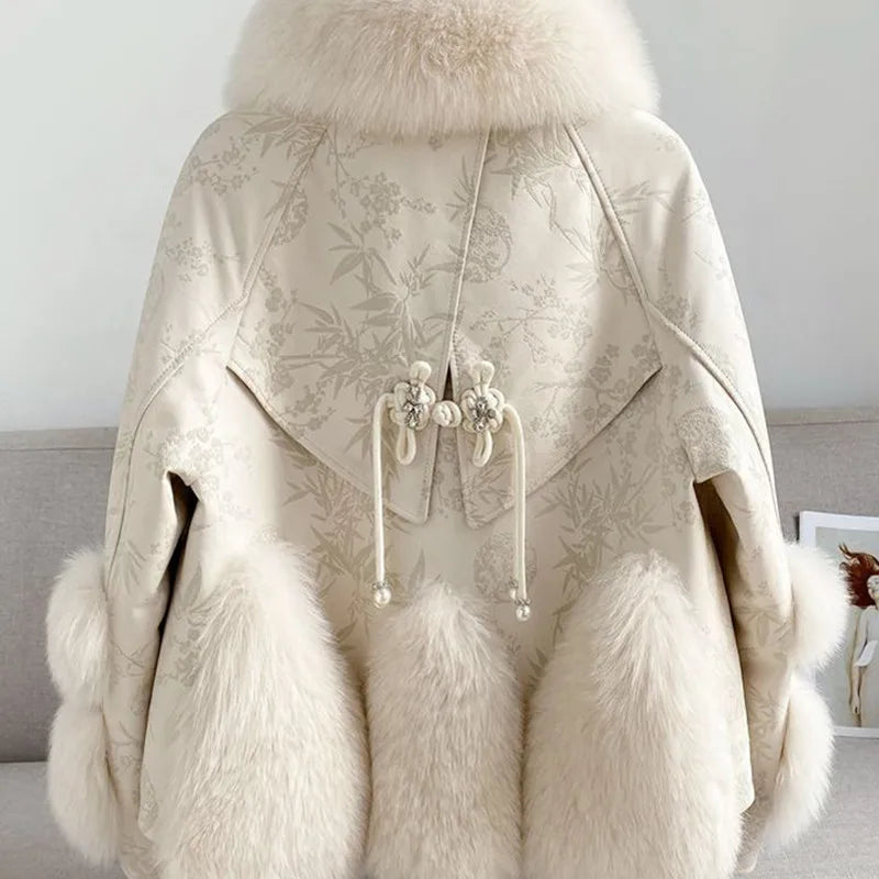 Fur Coat Womens New High-grade Plus Fleece Thickening Foreign Air Age Slimming Fur One High Quality Leather Jacket 2026 Outwear