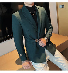 2023 British Style Men Spring High Quality Business Tuxedo/Male Slim Fit Fashion Business Suit Jackets/Man Casual Blazers S-3XL