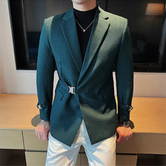 2023 British Style Men Spring High Quality Business Tuxedo/Male Slim Fit Fashion Business Suit Jackets/Man Casual Blazers S-3XL