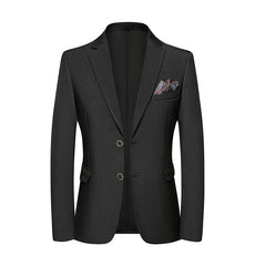 High Quality 2023 New Men's Fashion All-in-one Banquet Korean Version Slim Handsome Trend Business Casual  Four Seasons  Blazers