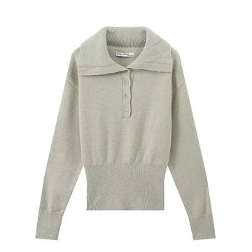 Women's 2025 New Sweater Spring Pullover Chic Elastic Slim Warm Youth Sweater Women's Street Fashion Student Sweater