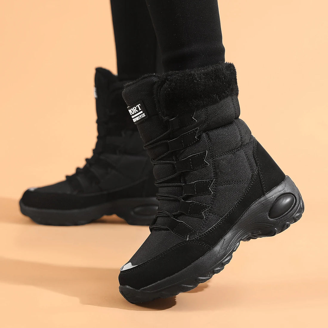 Women's Boots Winter High Quality Keep Warm Mid-Calf Waterproof Snow Boots Women Comfortable Ladies Thigh High Hiking Boots