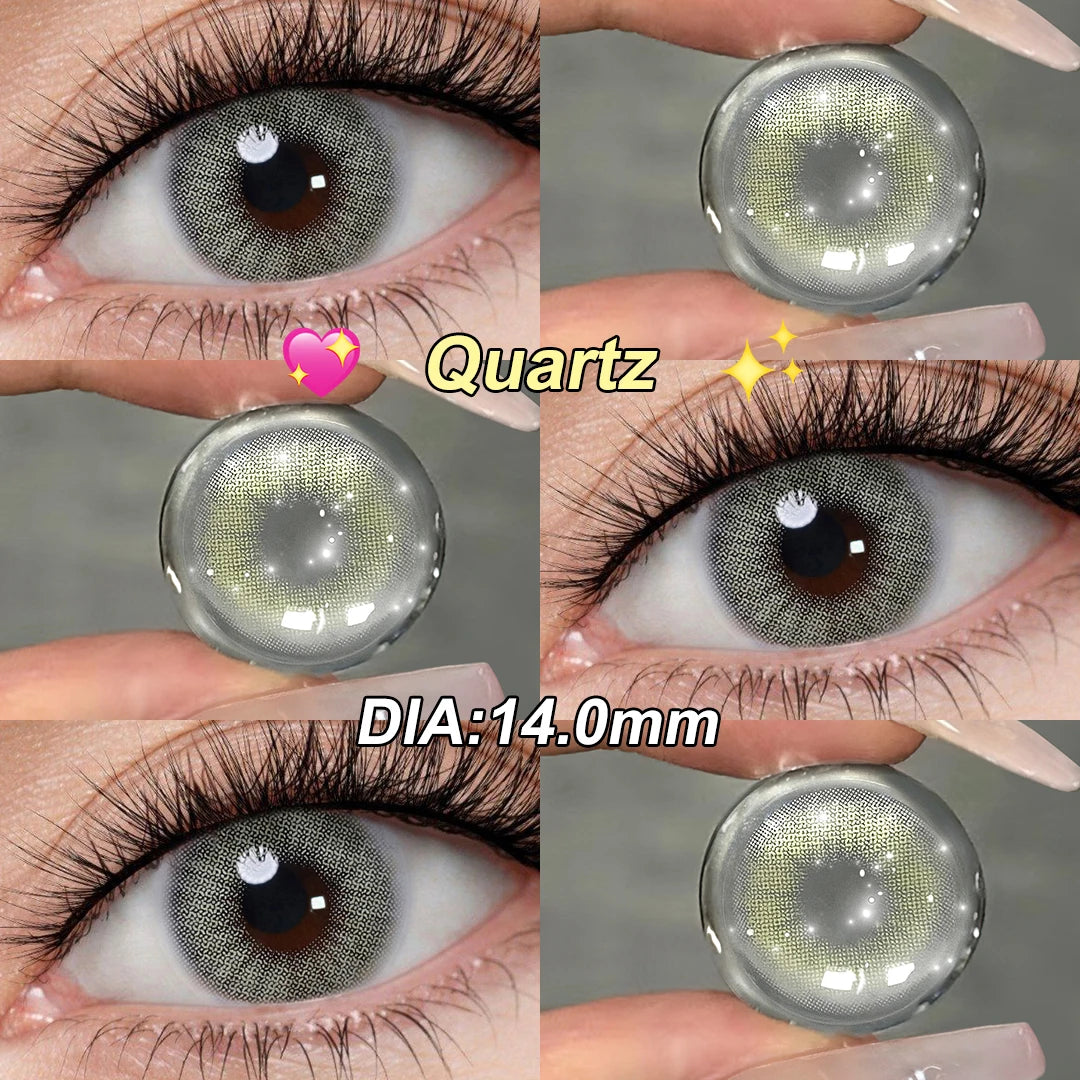 (0.00~-8.00) Magister Colored Contact Lenses With Diopter Suitable For Daily Wear Iris Imitation Contact Lens For Myopia 6Months