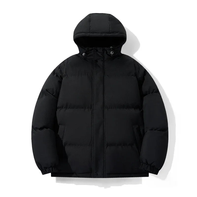 Winter Hot Sale Of The Season Thickened Cotton Jacket Unisex Casual Warm Trendy Hooded Outerwear for Men And Women Casual Wear A