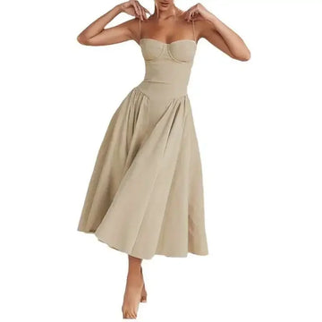 Summer Sexy Women Dress Bohemia Long Dresses Luxury Elegant V-neck Sleeveless Slip Flower Beach Sundress Dress for Female 2025