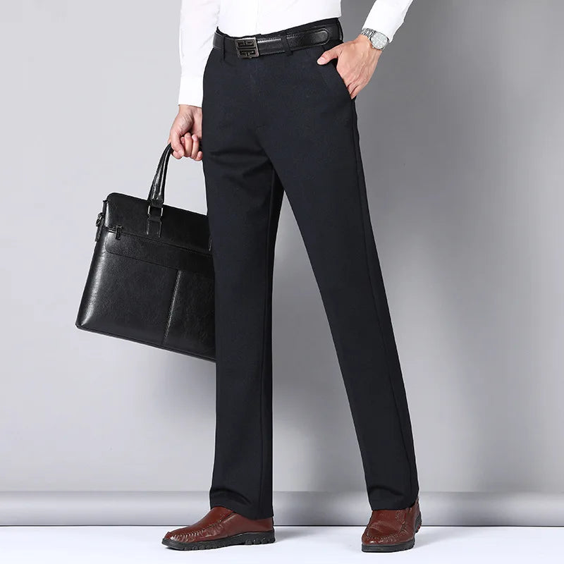 10XL Oversize Business Man Pants Slacks Men Trousers Men's Clothing Casual Formal Dress Social Suit Mens Elegant Work Slim Pants