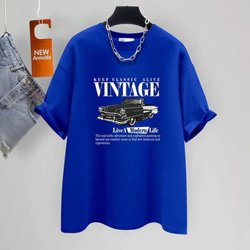 Women's Clothing Fashion Europe America Loose T-shirt Summer Casual All-match Pure Cotton Short Sleeve Top Tee Lady Y2k Pullover
