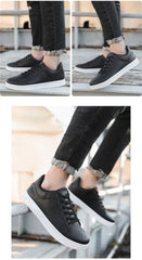 Casual Shoes Loafers British Leather Sneakers Flats Shoes Classic Men Leather Shoes Spring Summer New Trendy All-match Platform