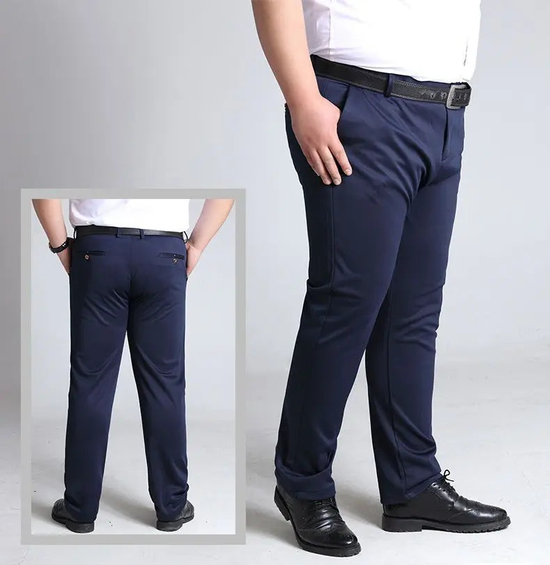 10XL Oversize Men's Classic Pants Man Casual Formal Trousers Dress Tailoring Clothes Social Suit Clothing Mens Work Business Men